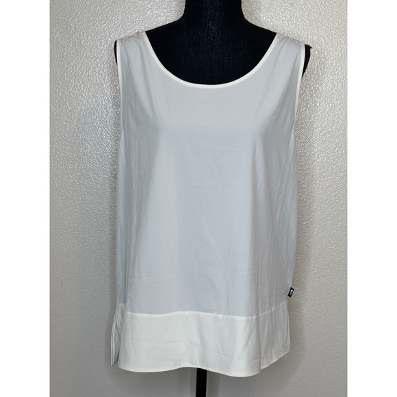 The North Face Tops - The North Face Womens XL White Sleeveless Tank Top Scoop Neck Activewear Shell